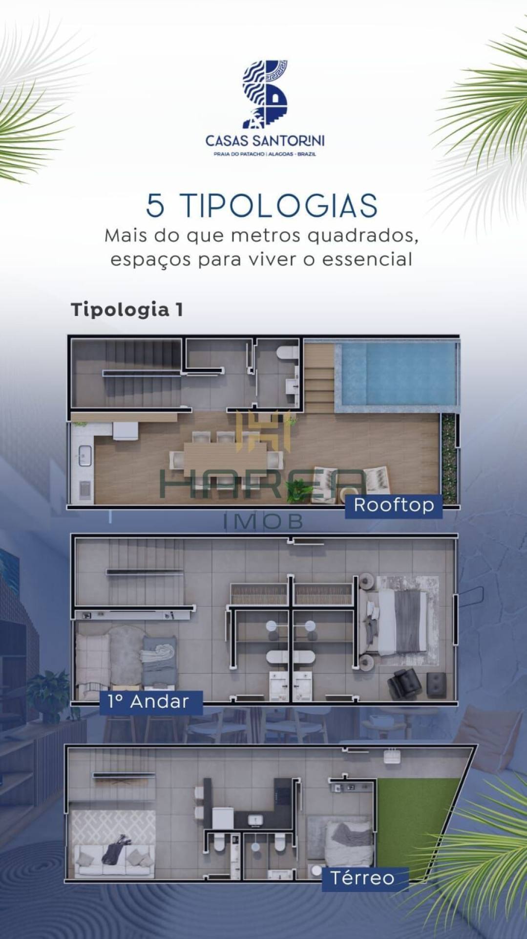Casas Santorini: Exclusividade e Investimento na Praia do Patacho