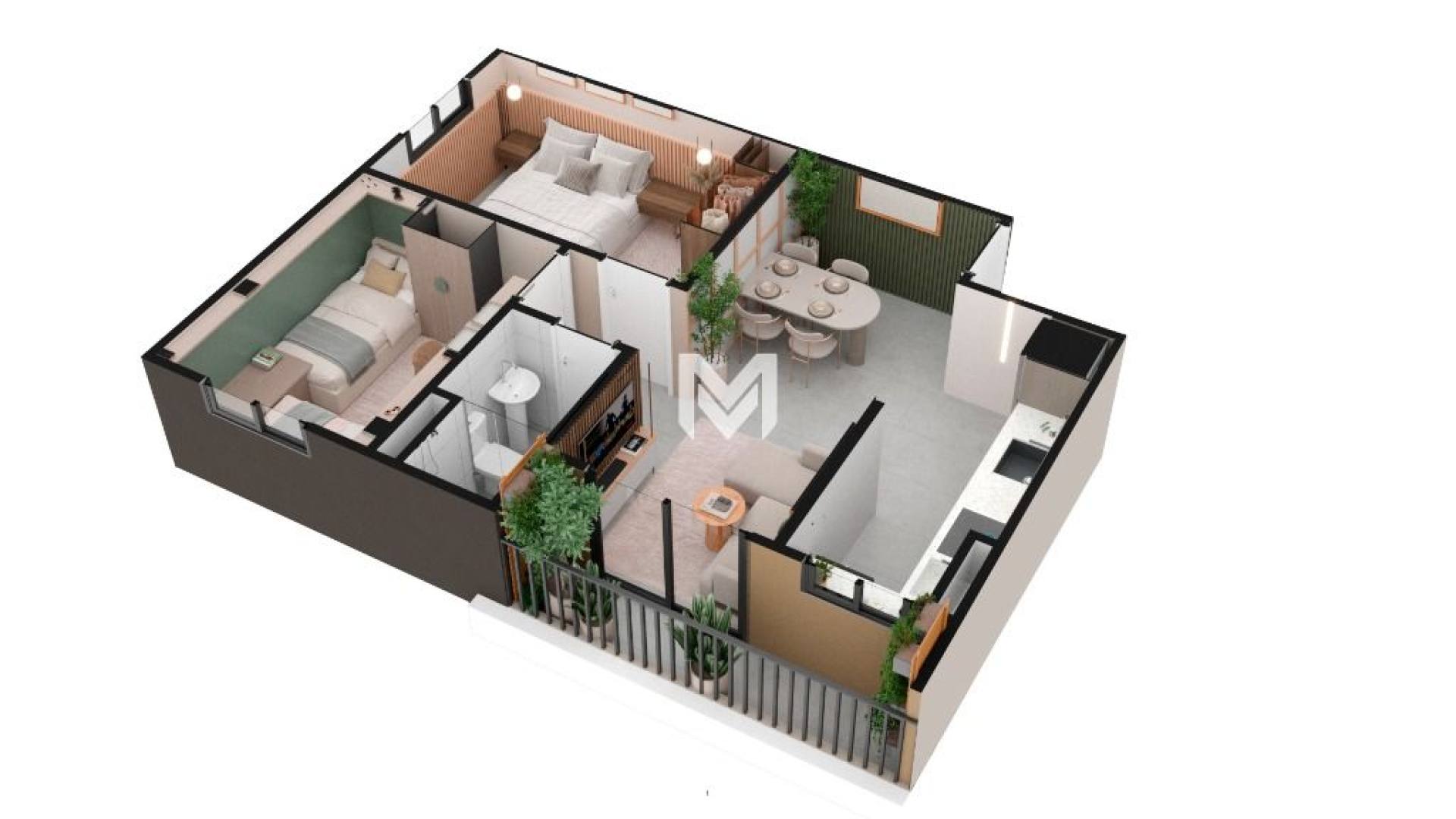 Apartamento no Condomínio em Lançamento Parque das Águas -  Augusto Montenegro - Belém/PA
