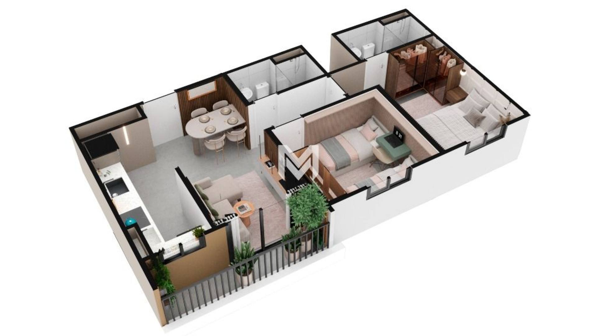 Apartamento no Condomínio em Lançamento Parque das Águas -  Augusto Montenegro - Belém/PA