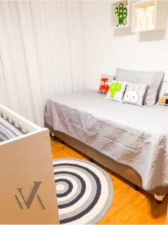 Lindo apto mobiliado com andar alto no Morar Mais
