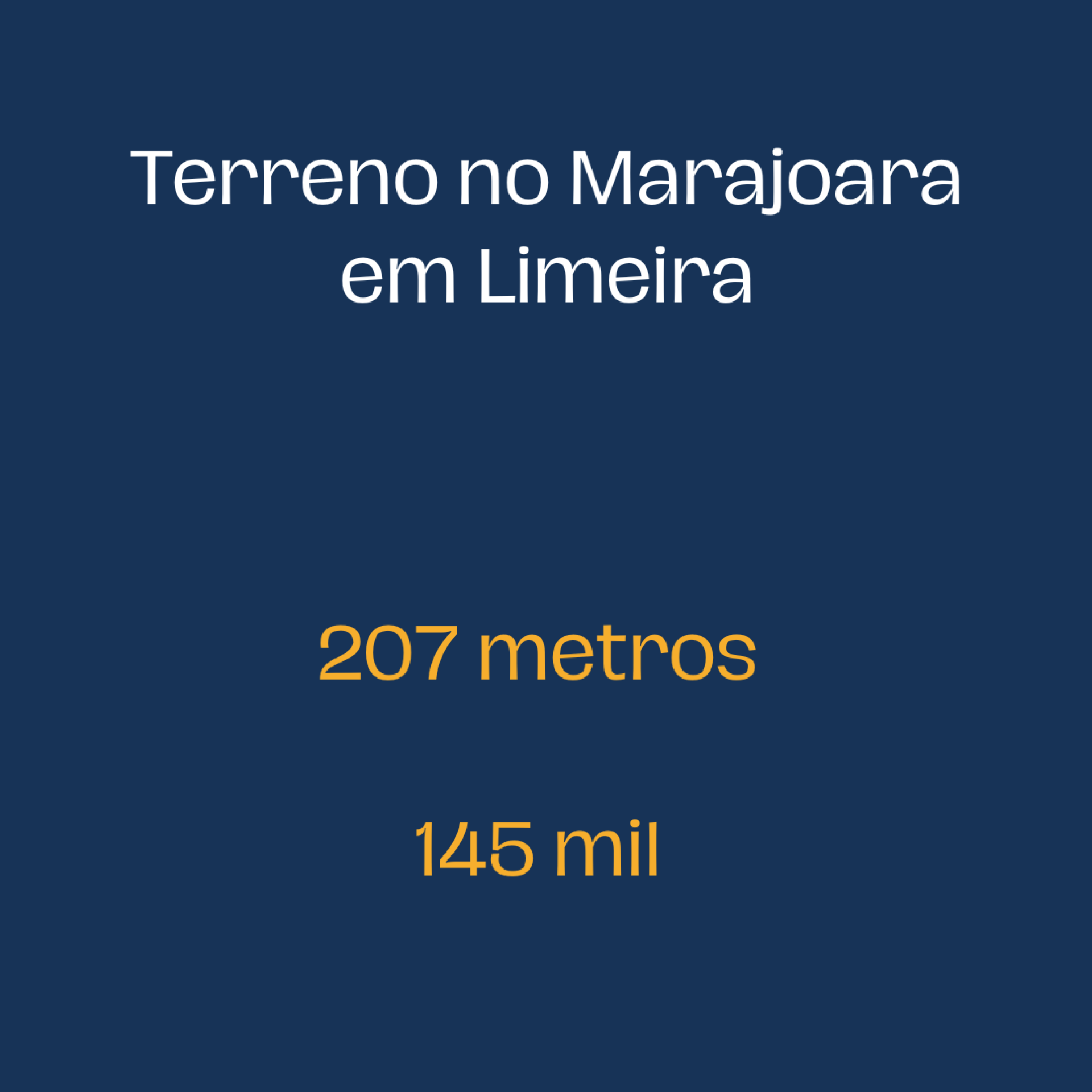 Terreno no Marajoara