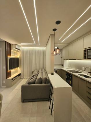 Apartamento com dois dormitórios sendo 1 suíte