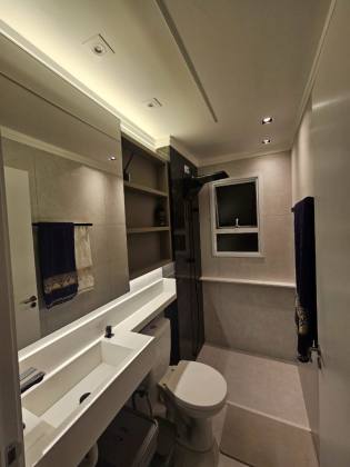 Apartamento com dois dormitórios sendo 1 suíte