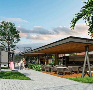 Condomínio Raveo Casas Tropicais - Jacaré (Casas Prontas)