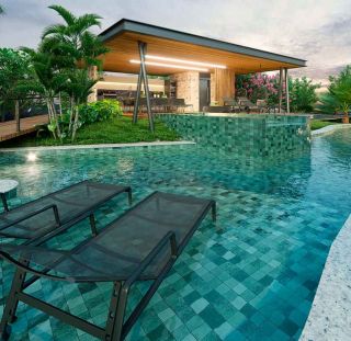 Condomínio Raveo Casas Tropicais - Jacaré (Casas Prontas)