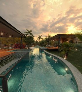 Condomínio Raveo Casas Tropicais - Jacaré (Casas Prontas)