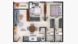 APARTAMENTOS À VENDA PELO MINHA CASA MINHA VIDA NO RESIDENCIAL MENTON