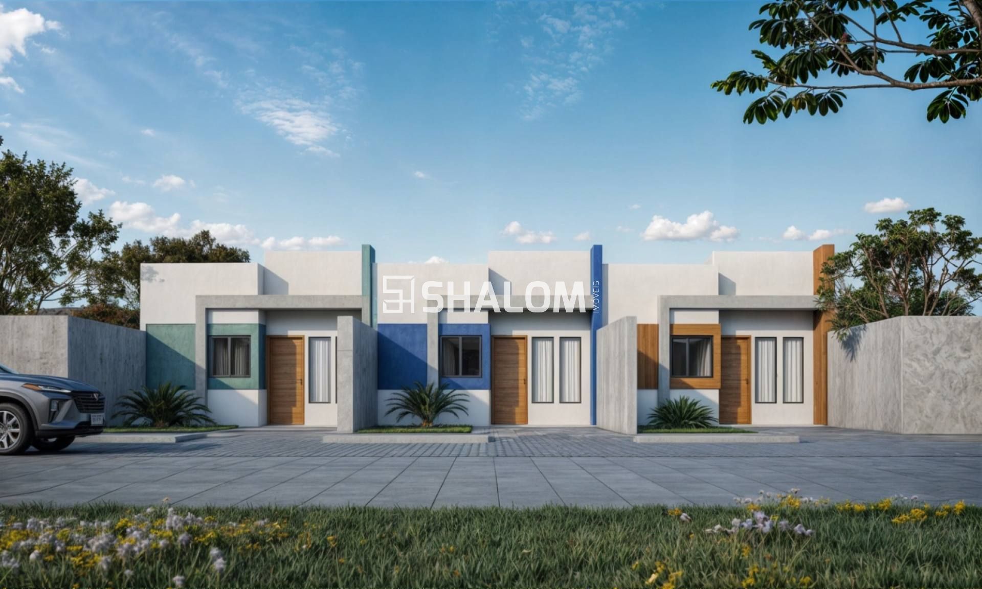 Casas para Vender com 2 quartos  sendo 1 suítes no Portal dos Bosques em Campina Grande-PB