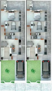 Casa para Vender com 2 quartos, sendo 1 suíte no Bairro Portal Sudoeste em Campina Grande-PB