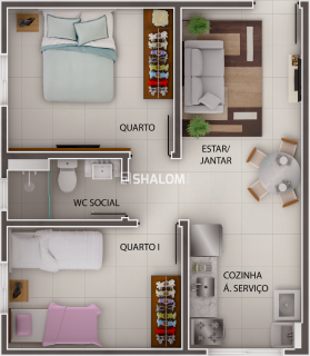 Apartamento Para Vender com 2 quartos no bairro Jardim Paulistano em Campina Grande