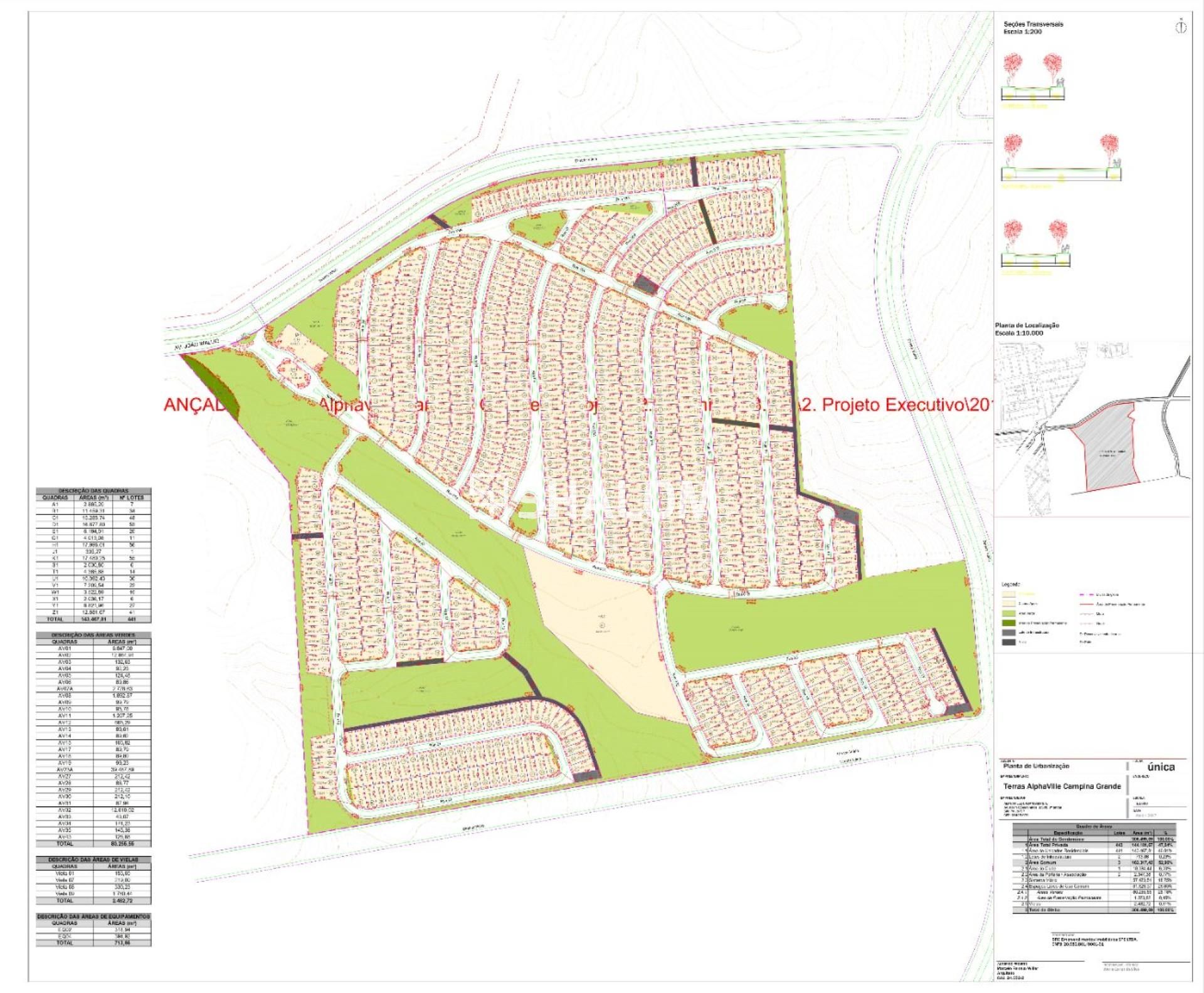 Lote para Vender no Terras Alphaville no bairro Itararé em Campina Grande - PB