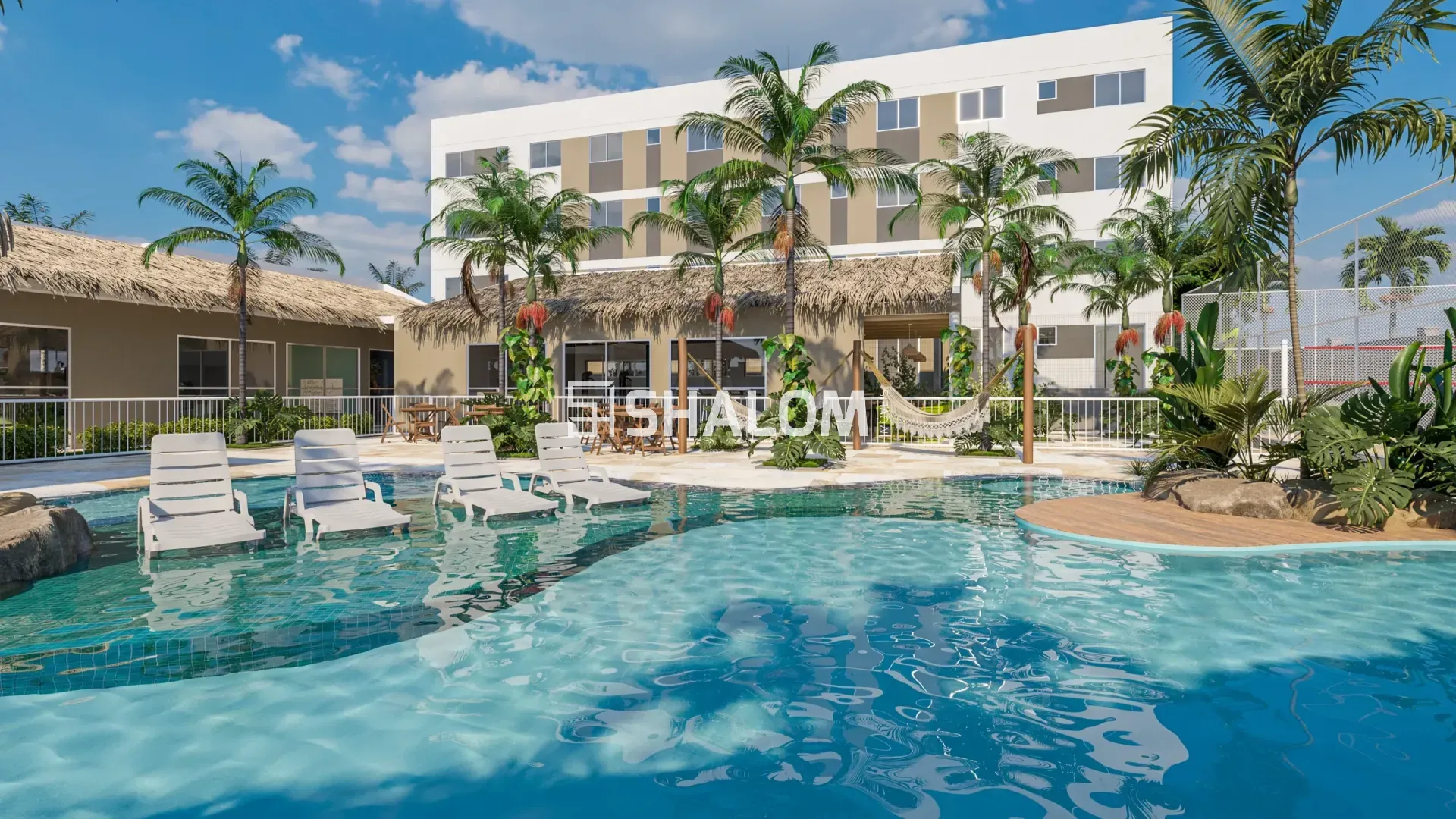 Apartamento para Alugar com 2 quartos no Aqua Clube Residencial no bairro Malvinas em Campina Grande - PB