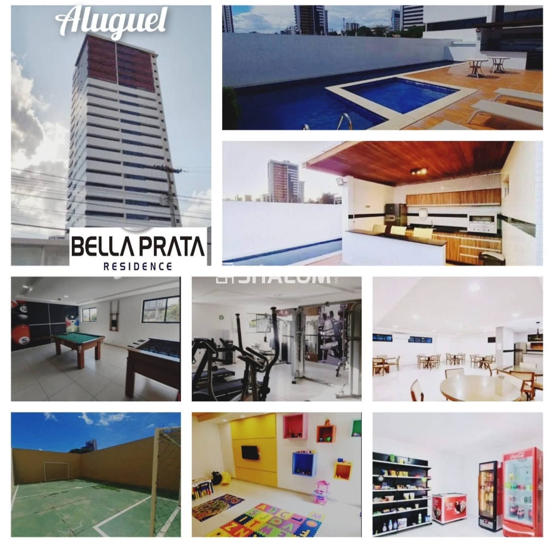 Apartamento para Alugar com 4 quartos sendo 2 suítes no Condomínio Bella Prata Residence na Prata em Campina Grande - PB