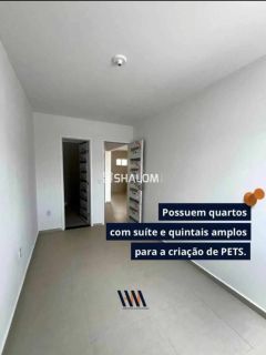 Casa para Vender com 2 quartos sendo 1 suíte reversível no Portal dos Bosques em Campina Grande - PB