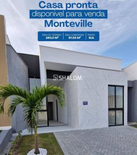 Casa para Vender com 3 quartos sendo 1 suíte no Condomínio Monteville Residence Privê nas Malvinas em Campina Grande - PB
