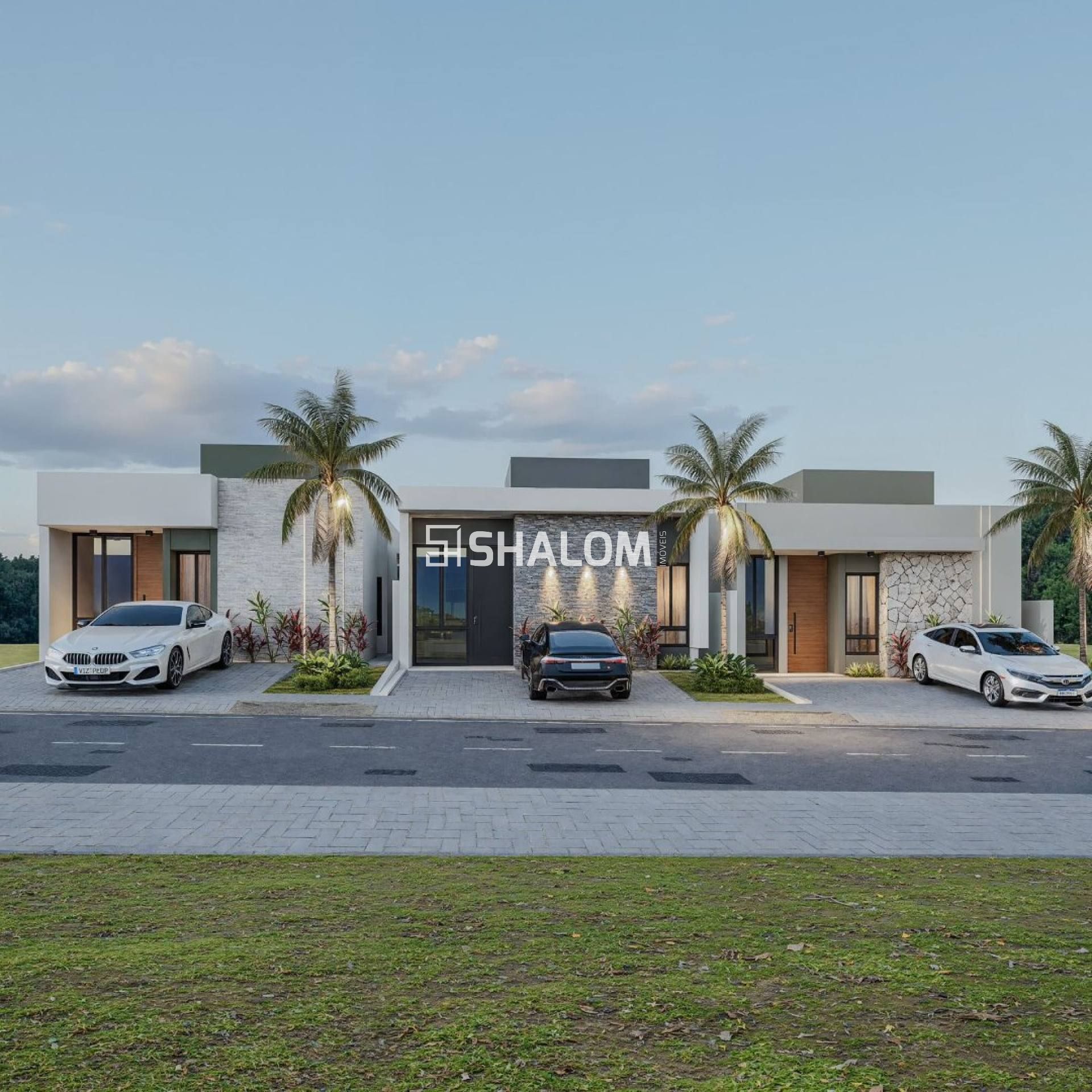 Casas para Vender com 3 quartos sendo 1 suíte master no Condomínio Jardins da Serra no Serrotão em Campina Grande - PB