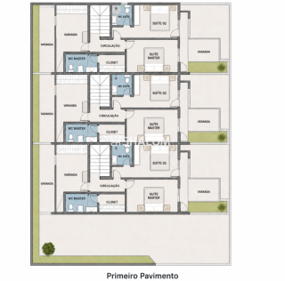 Casas Duplex para Vender com 3 suítes nas Malvinas em Campina Grande - PB