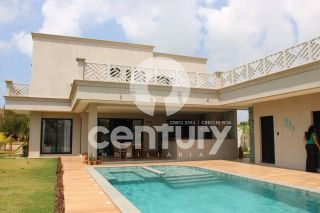 EXUBERANTE MANSÃO PÉ-NA-AREIA EM NO CONDOMÍNIO DAMHA