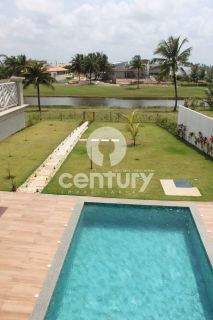 EXUBERANTE MANSÃO PÉ-NA-AREIA EM NO CONDOMÍNIO DAMHA