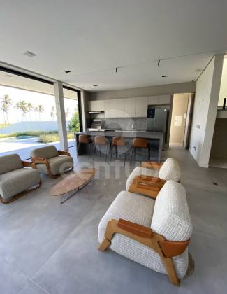 Viva o Sonho! Casa de Alto Padrão no Damha Residencial com Vista Permanente para o Mar!