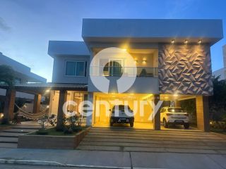 Casa no Maikai Residencial Resort com 04 suítes com closet e master com hidro.