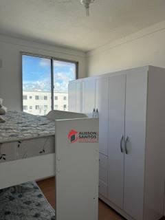 Apartamento mobiliado, condomínio recanto do sol, piedade, candeias