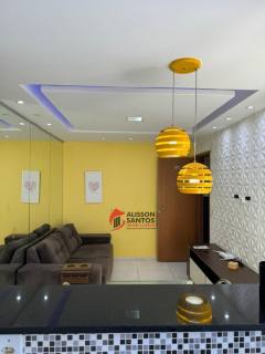 Apartamento mobiliado, condomínio recanto do sol, piedade, candeias