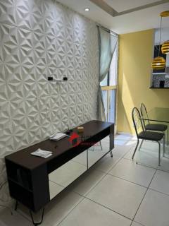 Apartamento mobiliado, condomínio recanto do sol, piedade, candeias