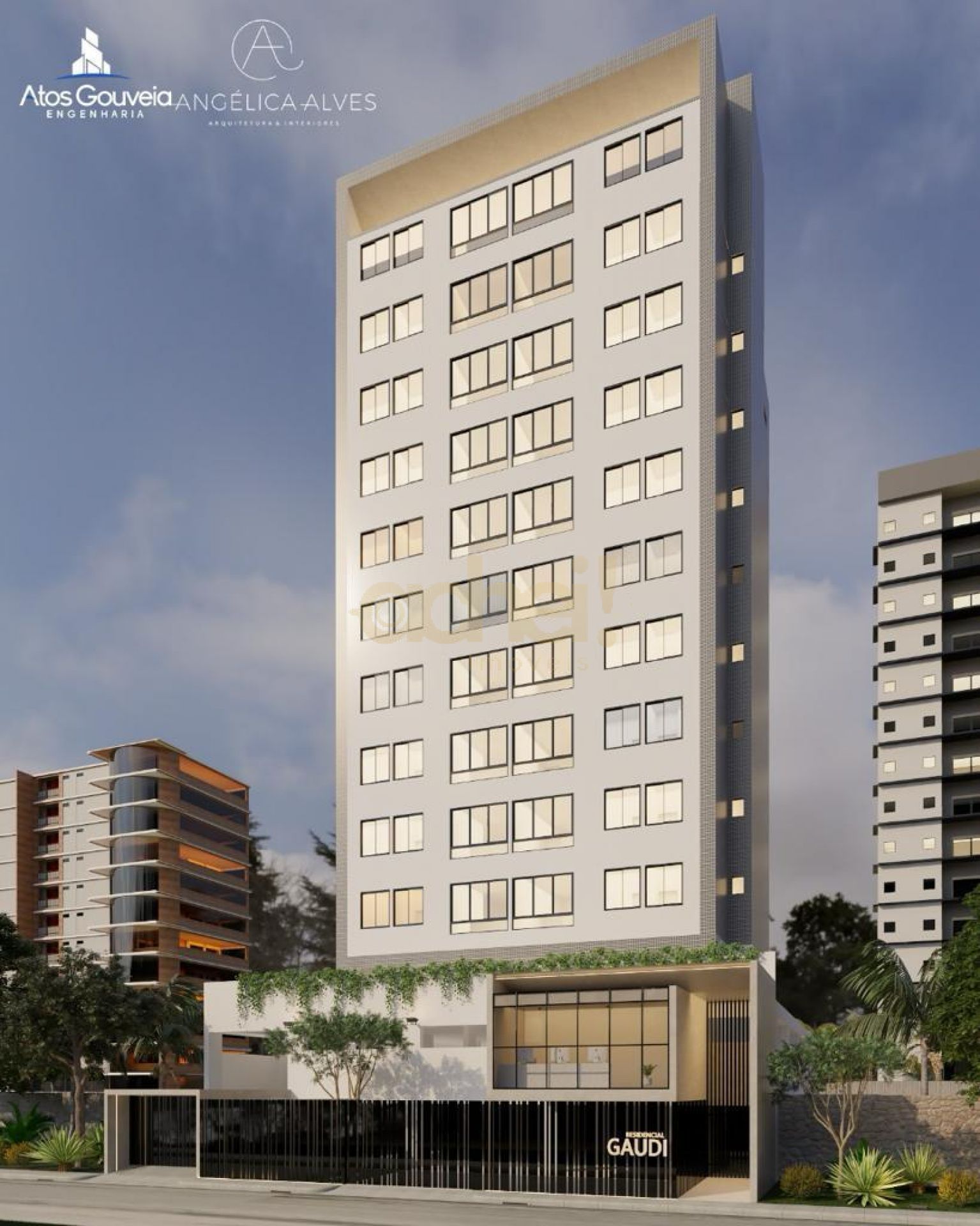 PERSPECTIVA EDIFÍCIO RESIDENCIAL GAUDI