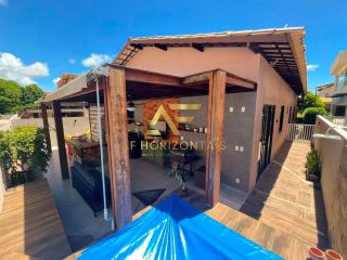 Linda casa reformada no Condomínio Melício Machado, Aruana, três quartos (1 suíte / 2 semi-suítes).