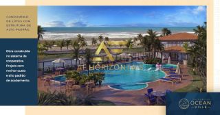 Lote no Condomínio Ocean Ville, com 503 m², em frente à praia.