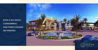 Lote (repasse) no Condomínio Ocean Ville, com 503 m², em frente à praia.