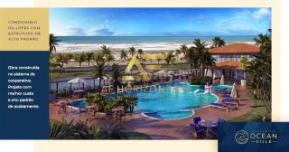 Lote (repasse) no Condomínio Ocean Ville, com 503 m², em frente à praia.