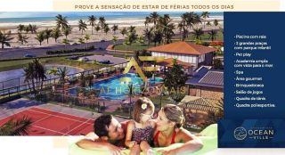 Lote (repasse) no Condomínio Ocean Ville, com 503 m², em frente à praia.