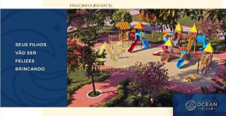 Lote (repasse) no Condomínio Ocean Ville, com 503 m², em frente à praia.