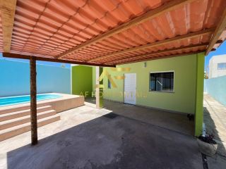 Casa com piscina no condomínio Portal do Atlântico (Mosqueiro), com 3 quartos (2 suítes).