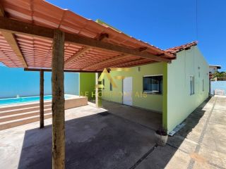 Casa com piscina no condomínio Portal do Atlântico (Mosqueiro), com 3 quartos (2 suítes).