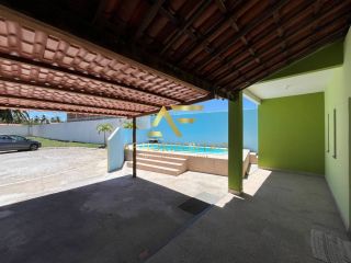 Casa com piscina no condomínio Portal do Atlântico (Mosqueiro), com 3 quartos (2 suítes).