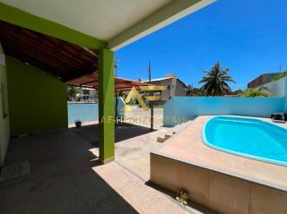 Casa com piscina no condomínio Portal do Atlântico (Mosqueiro), com 3 quartos (2 suítes).