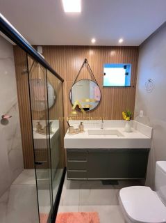 Casa térrea no condomínio Praias do Sul 3 (Mosqueiro), com 3 quartos (1 suíte).