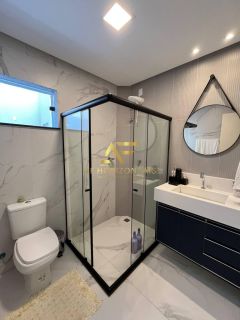 Casa térrea no condomínio Praias do Sul 3 (Mosqueiro), com 3 quartos (1 suíte).