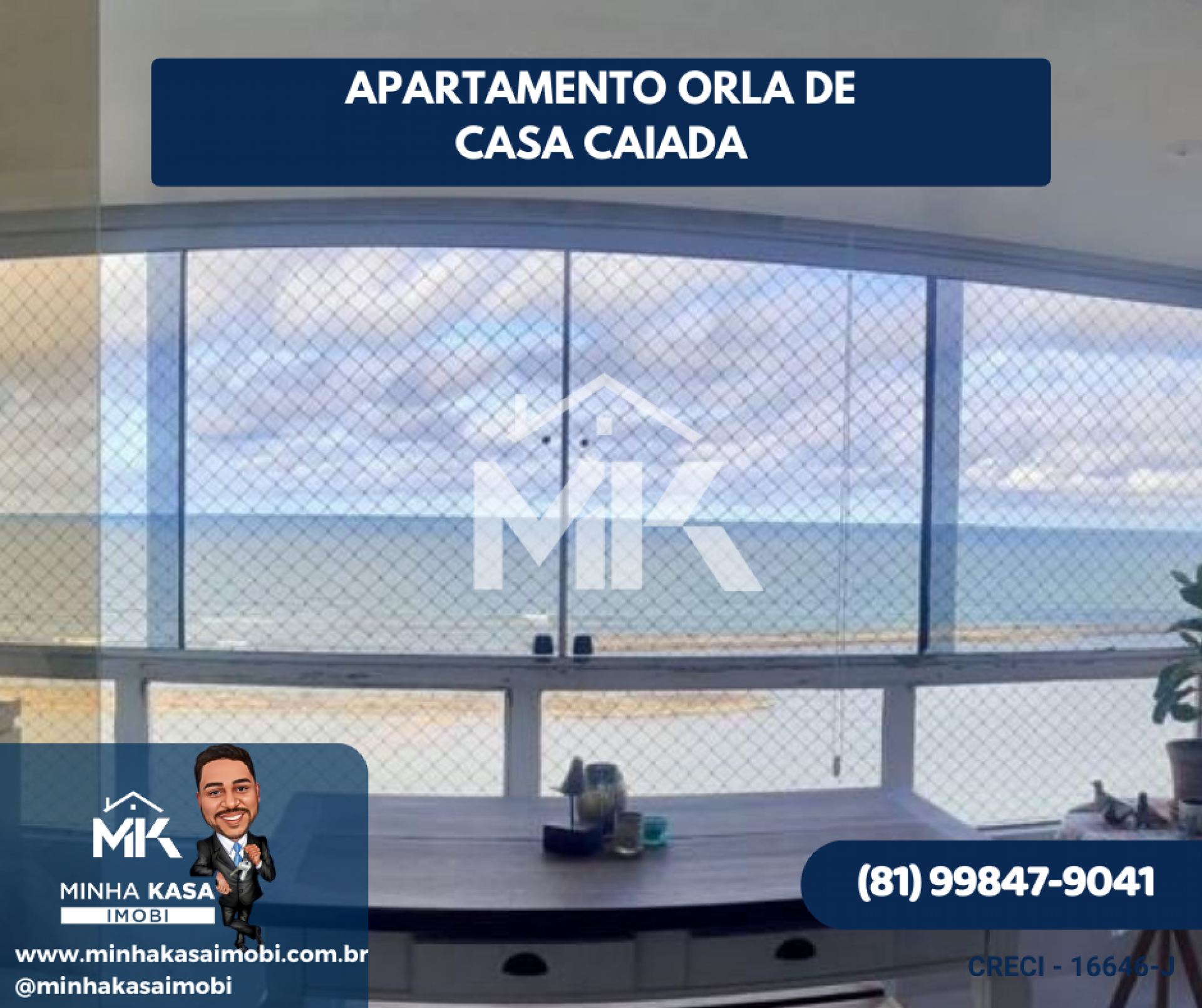 APARTAMENTO ORLA DE CASA CAIADA