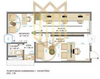 Sala comercial no SB Tower