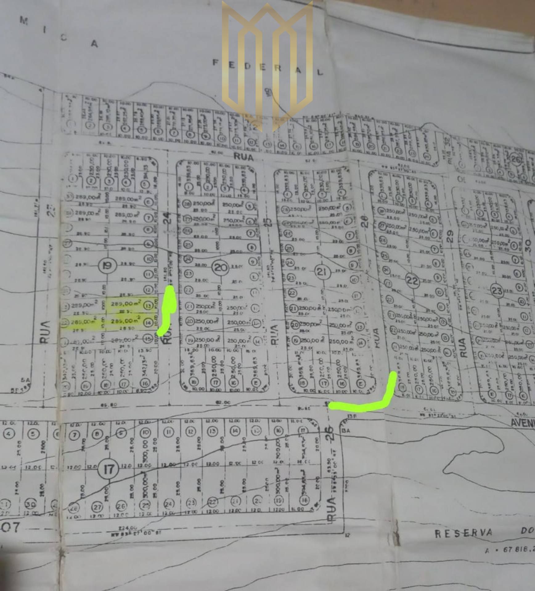 Terrenos para venda no bairro Parque Cuiabá.