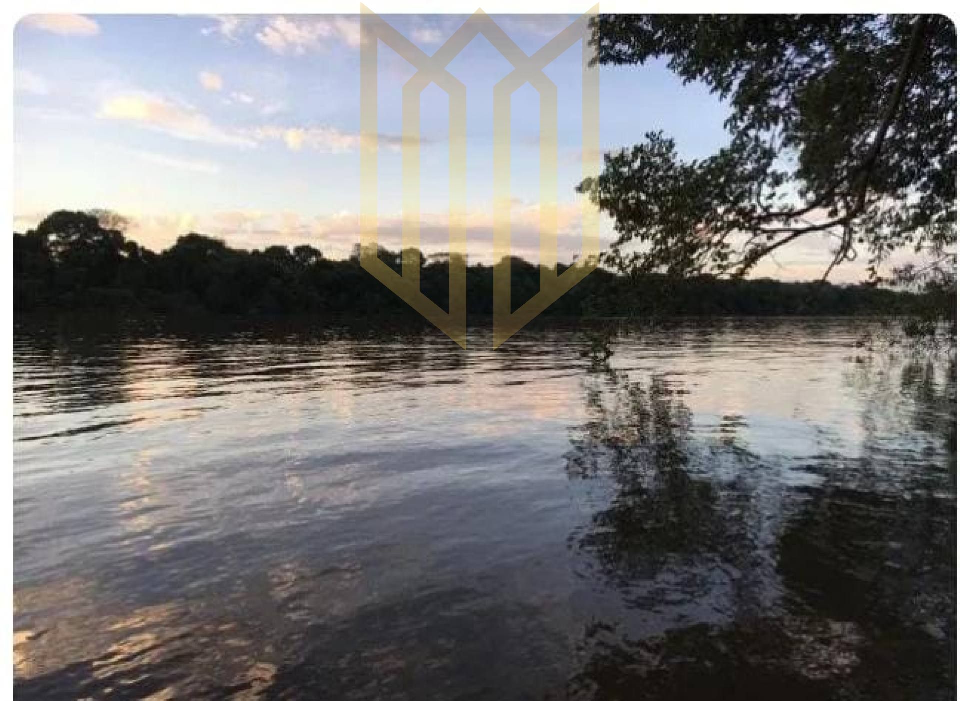 Sitio beira de rio à Venda