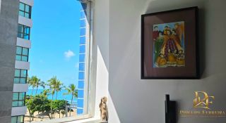 Apartamento na Beira Mar de Boa Viagem 145m² 2 Pavimentos