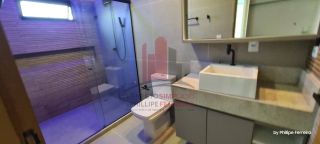 Linda Casa em Condomínio Novo em Aldeia com 5 Suítes