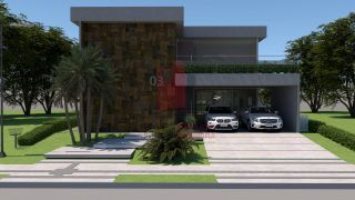 Casa em Construção no Alphaville 4 Suítes