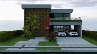 Casa em Construção no Alphaville 4 Suítes