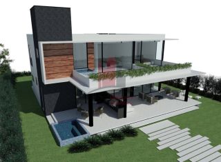 Casa em Construção em Excelente Condomínio com 5 Suítes 310m²